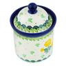 Polish Pottery Small Canister 6&quot; Evening Rose