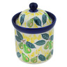 Polish Pottery Small Canister 6&quot; Fresh Pear