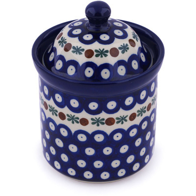 Polish Pottery Small Canister 6&quot; Mosquito