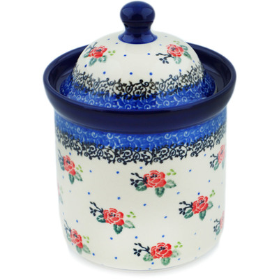 Polish Pottery Small Canister 6&quot; Pasadena Delight