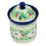 Polish Pottery Small Canister 6&quot; Twinkle Stars UNIKAT
