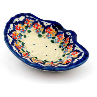 Polish Pottery Soap Dish 4&quot;