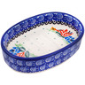 Polish Pottery Soap Dish 4&quot; Peach Fan Fare UNIKAT