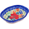 Polish Pottery Soap Dish 5&quot; Bold Poppies UNIKAT