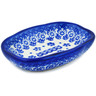 Polish Pottery Soap Dish 5&quot; Cobalt Wonder UNIKAT