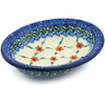 Polish Pottery Soap Dish 5&quot; Daisy Lace