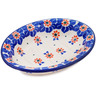 Polish Pottery Soap Dish 5&quot; Daisy Ribbons