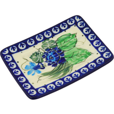 Polish Pottery Soap Dish 5&quot; Daydream UNIKAT