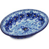 Polish Pottery Soap Dish 5&quot; Deep Winter UNIKAT