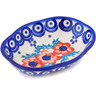Polish Pottery Soap Dish 5&quot; Flower Star