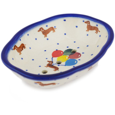 Polish Pottery Soap Dish 5"