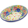 Polish Pottery Soap Dish 5&quot; Hummingbird Meadow UNIKAT