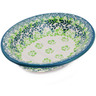 Polish Pottery Soap Dish 5&quot; Lush Viridian Meadow