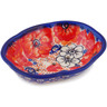 Polish Pottery Soap Dish 5&quot; Poppy Passion UNIKAT