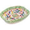 Polish Pottery Soap Dish 5&quot; Tulip Ring