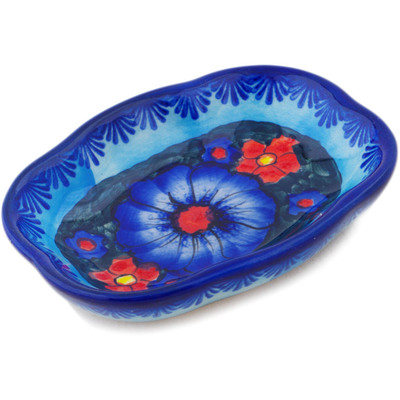 Polish Pottery Soap Dish 5" UNIKAT