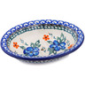 Polish Pottery Soap Dish 6&quot; Cobblestone Garden
