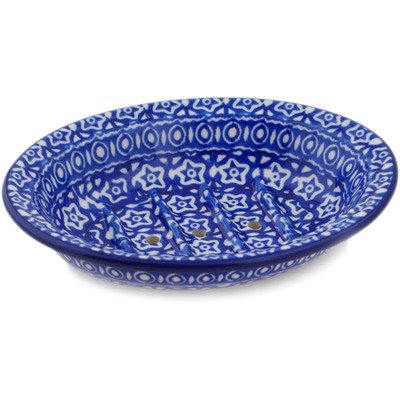Polish Pottery Soap Dish 6&quot; Night Sky