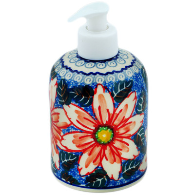 Polish Pottery Soap Dispenser 5&quot; Bold Susan UNIKAT