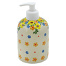 Polish Pottery Soap Dispenser 5&quot; Country Spring