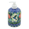 Polish Pottery Soap Dispenser 5&quot; Hummingbird Meadow UNIKAT