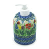 Polish Pottery Soap Dispenser 5&quot; Lady Bug Tulips UNIKAT