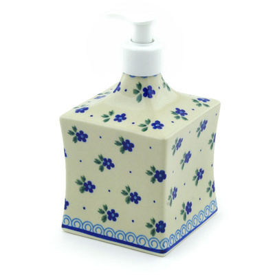 Polish Pottery Soap Dispenser 7&quot;