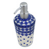 Polish Pottery Soap Dispenser 8" It's Snowing!