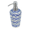 Polish Pottery Soap Dispenser 8&quot; Pulse UNIKAT