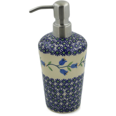 Polish Pottery Soap Dispenser 8&quot; Sweet Dreams