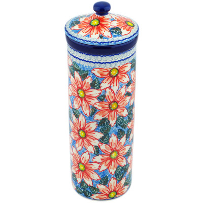 Polish Pottery spaghetti container Bold Susan UNIKAT