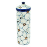 Polish Pottery spaghetti container Looking Poppy UNIKAT