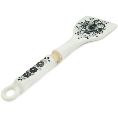 faience Spatula 11&quot; Black