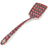 Polish Pottery Spatula 12&quot; Bold Houndstooth