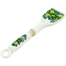 faience Spatula 12&quot; Green Wave