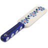 Polish Pottery Spatula 6&quot; Peacock Forget-me-not