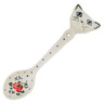 Polish Pottery Spoon 0&quot; Wild Rose