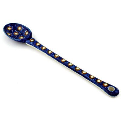 Polish Pottery Spoon 12&quot; Berry Stars