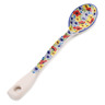 Polish Pottery Spoon 12&quot; Winter To Spring UNIKAT