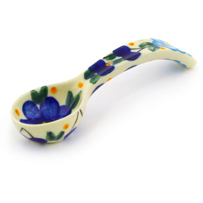 Polish Pottery Spoon 4&quot; Aura