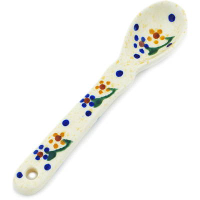Polish Pottery Spoon 4&quot; Country Meadow