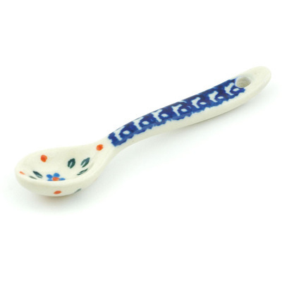 Polish Pottery Spoon 4&quot;