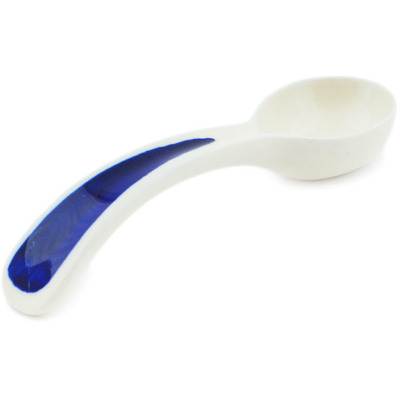 Polish Pottery Spoon 4&quot; Water Daisy