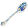 Polish Pottery Spoon 5&quot; Beautiful Blues UNIKAT