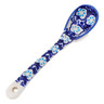 Polish Pottery Spoon 5&quot; Blue Chain UNIKAT