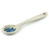 Polish Pottery Spoon 5&quot; Blue Garland