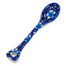 Polish Pottery Spoon 5&quot; Flowers On The Lake