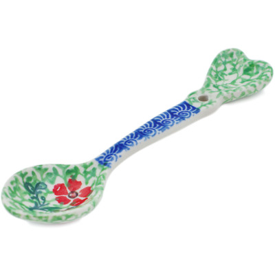 Polish Pottery Spoon 5&quot; Maraschino