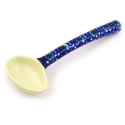 Polish Pottery Spoon 5&quot; Marguerite Daisy