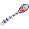 Polish Pottery Spoon 5&quot; Red Chains UNIKAT